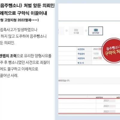 특가법위반(음주뺑소니)로 처벌 앞둔 피의자 변호, 구약식
